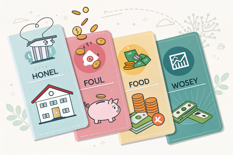 통장 쪼개기 월급 관리 완벽 가이드 – 4통장 실전 템플릿