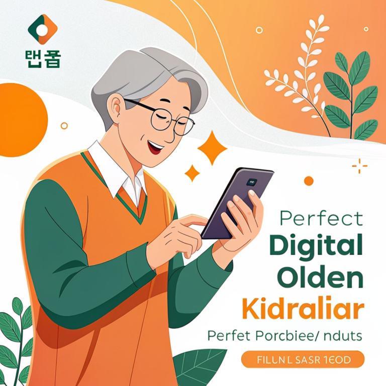 시니어 스마트폰 완전 가이드 – 카카오톡·키오스크 쉽게 배우기